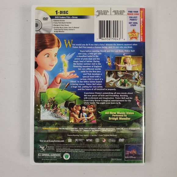 Tinker Bell and the Great Fairy Rescue DVD - Picture 4 of 4